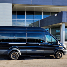 Black Ford Transit